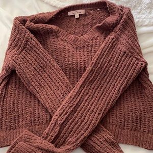 love tree cropped sweater